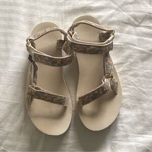 Teva Women's Sandals - Beige and Floral